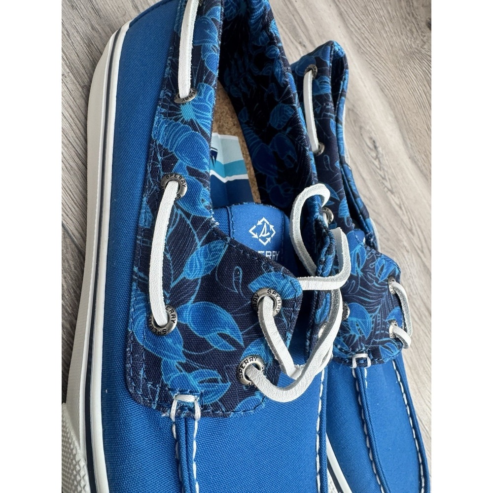 Sperry Bahama II Resort Boat Shoes Mens 9 Blue Slip Ons Summer Vacation - Picture 11 of 11